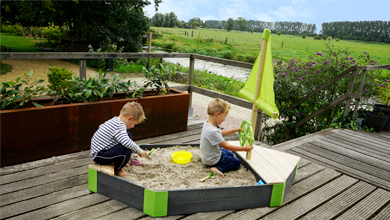 Six tips for placing, filling and maintaining the sandpit