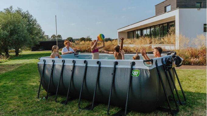 How do you maintain your swimming pool during peak season?