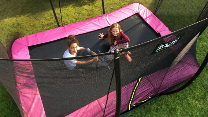 How do you dig in a trampoline?