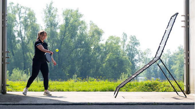 Padeloefeningen met de Smash padel rebounder