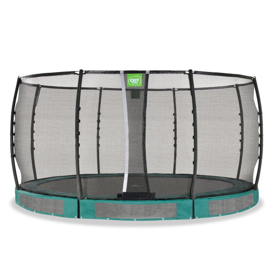 EXIT Allure Premium ground trampoline ø427cm - green
