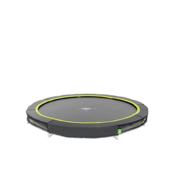 Trampolino elastico interrato sportivo EXIT Silhouette ø244cm - nero