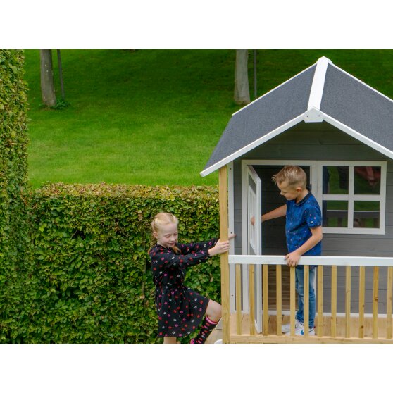 EXIT Loft 500 wooden playhouse - grey