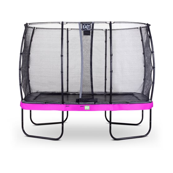 EXIT Elegant trampoline 214x366cm with Economy safetynet - purple