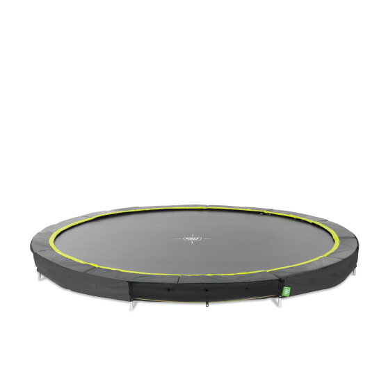 Trampolino elastico interrato sportivo EXIT Silhouette ø366cm - nero