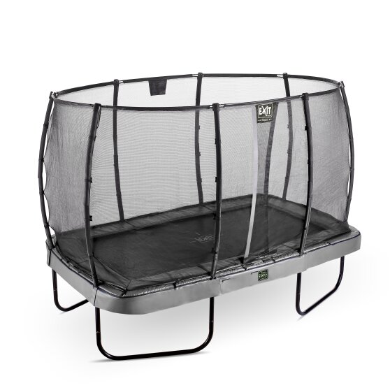 EXIT Elegant Premium trampoline 244x427cm with Deluxe safetynet - grey