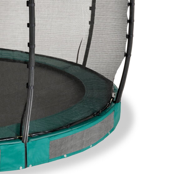 EXIT Allure Premium ground trampoline ø427cm - green