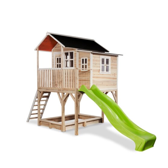 EXIT Loft 750 wooden playhouse - natural