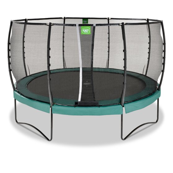 EXIT Allure Premium trampoline ø427cm - green