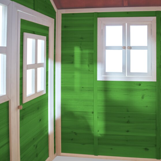 EXIT Loft 100 wooden playhouse - green