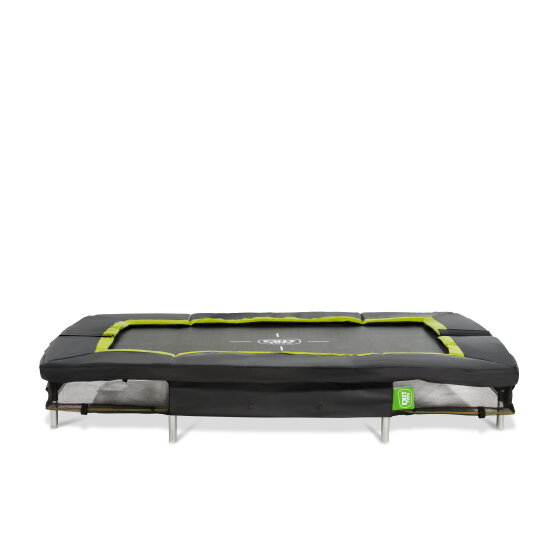 Trampolino elastico interrato sportivo EXIT Silhouette 153x214cm - nero