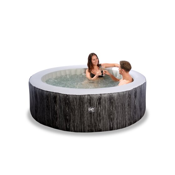 EXIT Wood Deluxe spa ø204x65cm - dark grey