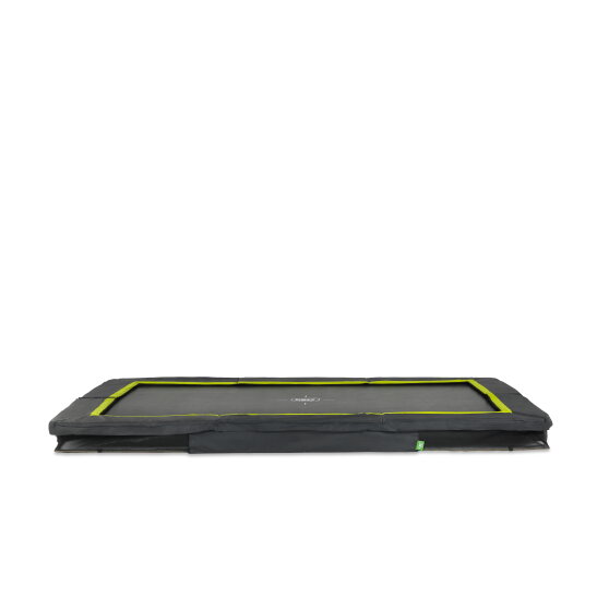 Trampolino elastico interrato sportivo EXIT Silhouette 244x366cm - nero