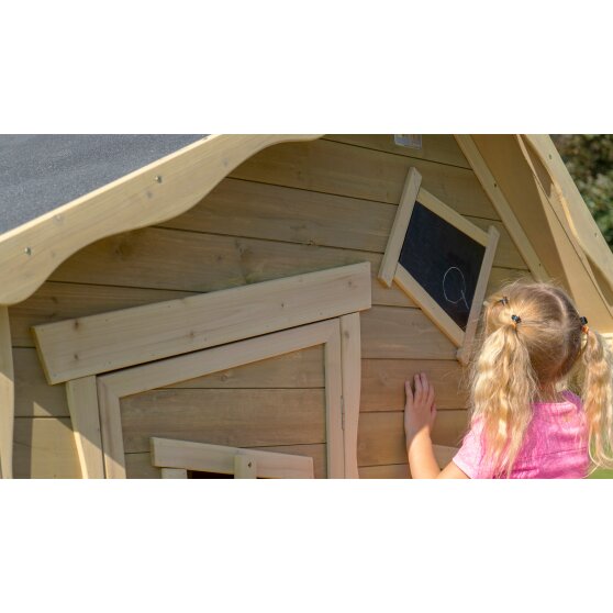 EXIT Crooky 700 wooden playhouse - grey-beige