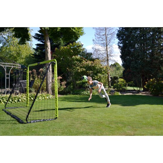 EXIT Tempo steel football goal 180x120cm - green/black