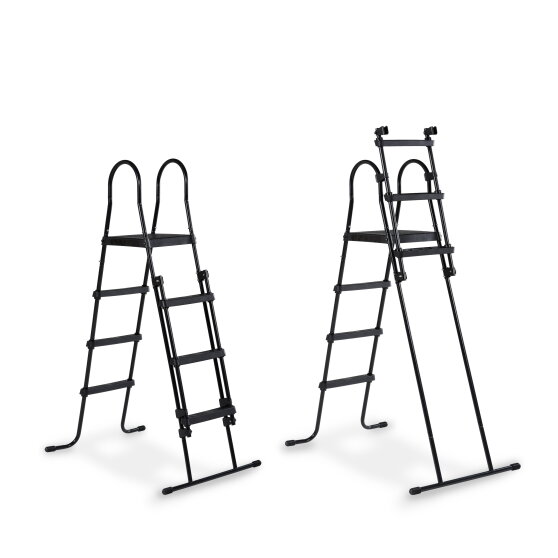 EXIT Wood pool 540x250x122cm with filter pump - brown