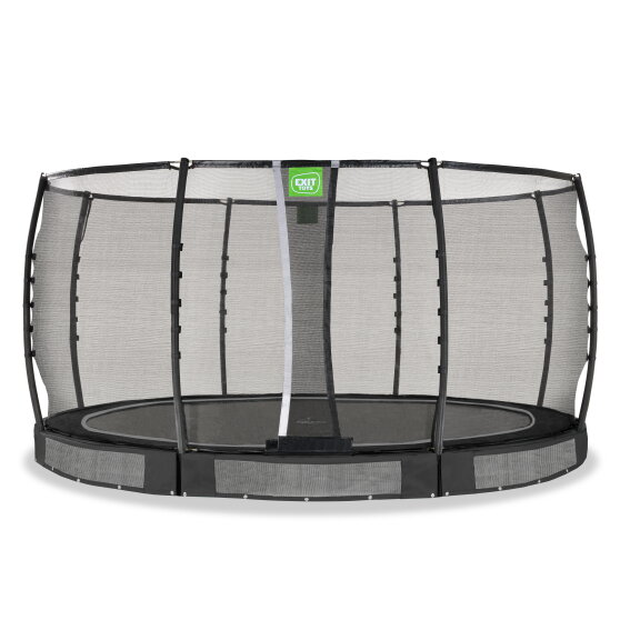 EXIT Allure Premium ground trampoline ø427cm - black