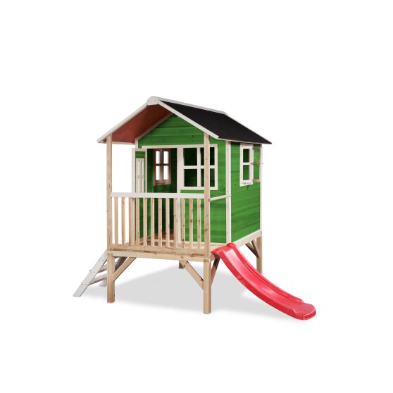 EXIT Loft 300 wooden playhouse - green