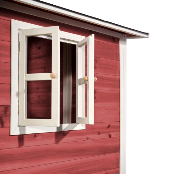 EXIT Loft 300 wooden playhouse - red