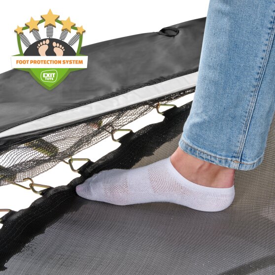 EXIT Allure Premium trampoline 244x427cm - black