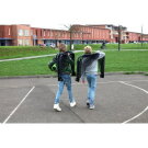 EXIT Pico steel football goal 90x60cm (set of 2) - black