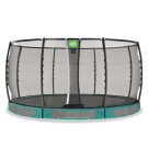 EXIT Allure Premium ground trampoline ø427cm - green