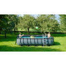 EXIT Wood pool 540x250x122cm with filter pump - brown