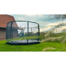 EXIT Allure Premium ground trampoline ø427cm - green