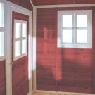 EXIT Loft 300 wooden playhouse - red