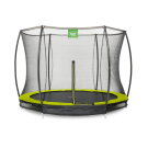 Trampolino elastico interrato EXIT Silhouette ø305cm con rete di sicurezza - verde