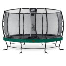 EXIT Elegant Premium trampoline ø427cm with Deluxe safetynet - green