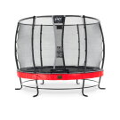 EXIT Elegant Premium trampoline ø305cm with Deluxe safetynet - red