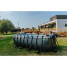 EXIT Stone pool 400x200x122cm with filter pump - grey