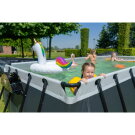 EXIT Black Leather pool 540x250x122cm with filter pump - black
