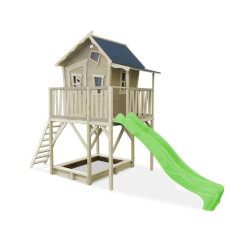 EXIT Crooky 750 wooden playhouse - grey-beige