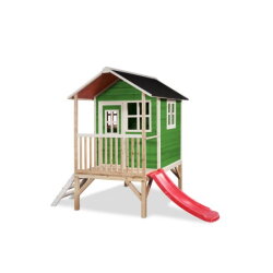 EXIT Loft 300 wooden playhouse - green