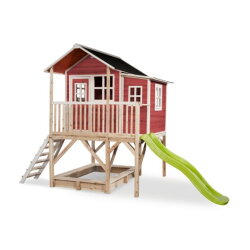 EXIT Loft 550 wooden playhouse - red