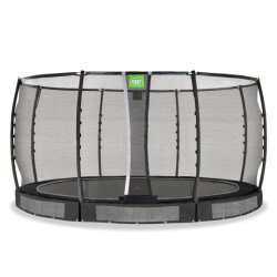 EXIT Allure Premium ground trampoline ø427cm - black